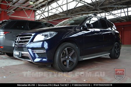 19x8.0 19x9.0 Simmons FR-C Black Tint NCT on Mercedes ML-Class