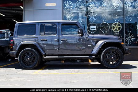 20x9.0 Ballistic Scythe on Jeep Wrangler