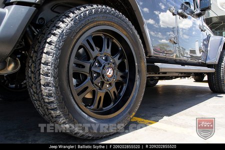 20x9.0 Ballistic Scythe on Jeep Wrangler