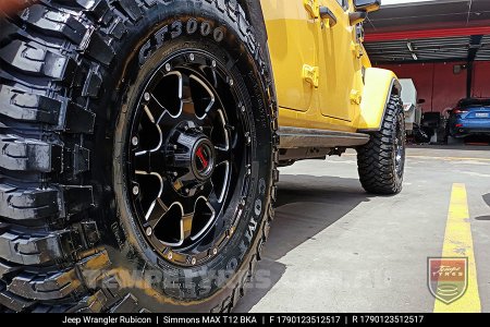 17x9.0 Simmons MAX T12 BKA on Jeep Wrangler