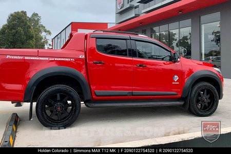 20x9.0 Simmons MAX T12 MK on Holden Colorado