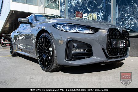 20x8.5 20x10 Simmons MS1 MK on BMW 4 SERIES