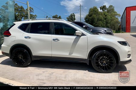 20x8.5 20x10 Simmons MS1 MK on Nissan X-Trail