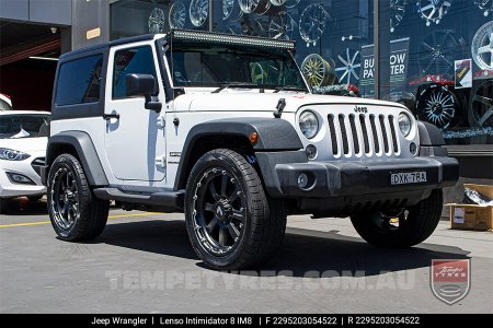 22x9.5 Lenso Intimidator 8 IM8 on Jeep Wrangler