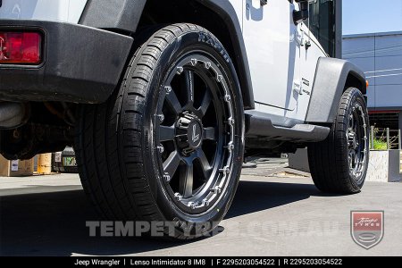 22x9.5 Lenso Intimidator 8 IM8 on Jeep Wrangler