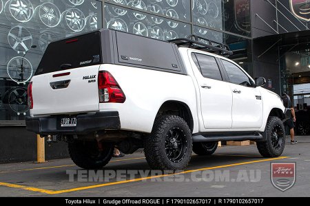 17x9.0 Grudge Offroad ROGUE on Toyota Hilux