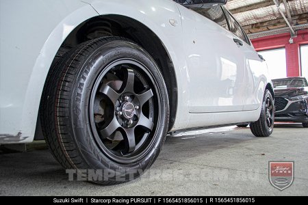 15x6.5 Starcorp Racing PURSUIT on Suzuki Swift