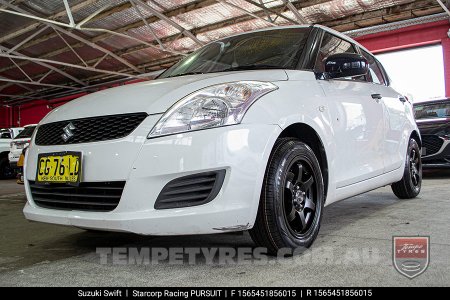 15x6.5 Starcorp Racing PURSUIT on Suzuki Swift