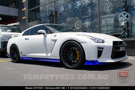 20x10 20x11 Simmons MS1 MK on Nissan GT-R