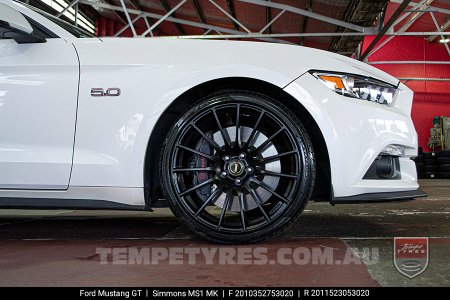 20x10 20x11 Simmons MS1 MK on Ford Mustang GT