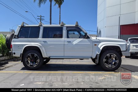 20x9.5 Simmons MAX X05 HDFOY on Nissan Patrol