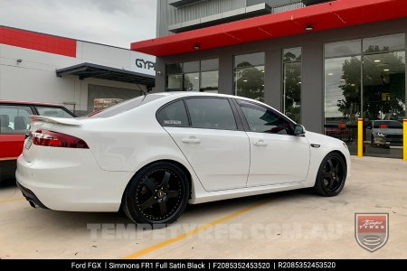 20x8.5 20x9.5 Simmons FR-1 Satin Black on Ford Falcon