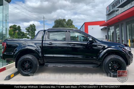 17x9.0 Simmons MAX T12 MK on Ford Ranger Wildtrak