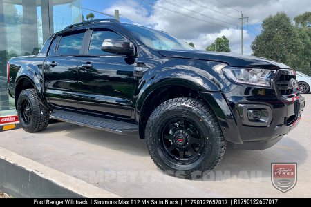 17x9.0 Simmons MAX T12 MK on Ford Ranger Wildtrack
