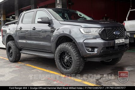 17x9.0 Grudge Offroad HAMMER on Ford Ranger