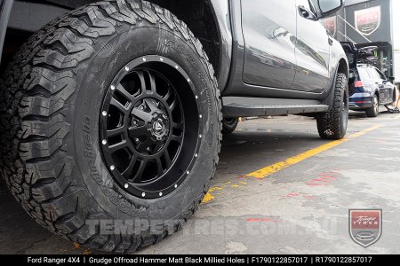 17x9.0 Grudge Offroad HAMMER on Ford Ranger