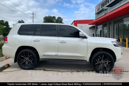 20x9.0 Lenso Jager Eclipse on Toyota Landcruiser 200 Series