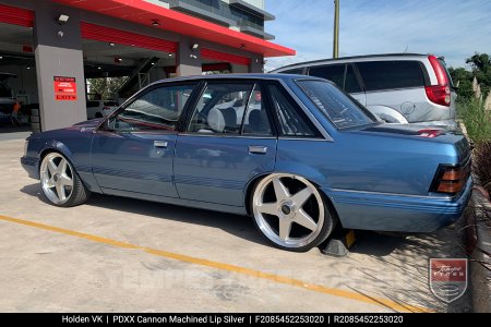 20x8.5 20x9.5 PDXX Cannon Machined Lip Silver on Holden Commodore VK