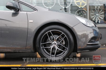 18x8.0 18x9.0 Lenso Jager Bayern BKF on Holden Cascada