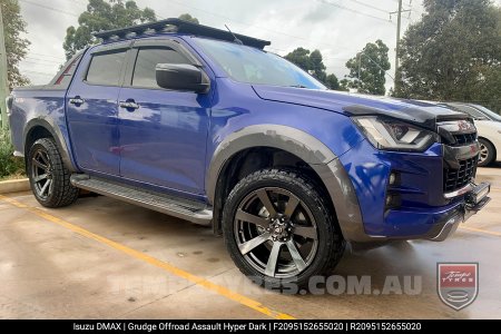 20x9.5 Grudge Offroad ASSAULT Hyper Dark on Isuzu D-MAX