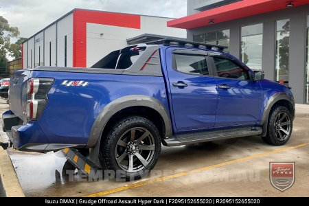 20x9.5 Grudge Offroad ASSAULT Hyper Dark on Isuzu D-MAX