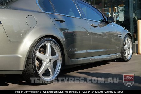 20x8.5 20x10 Walky Silver on Holden Commodore VE