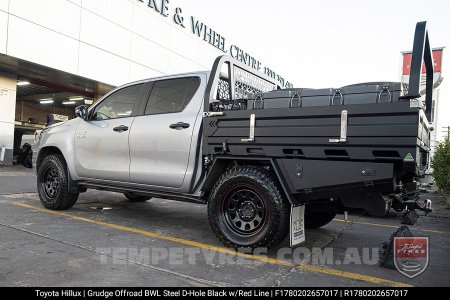 17x8.0 Grudge Offroad BWL Steel D-Hole on Toyota Hilux