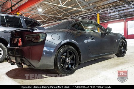 17x7.0 Starcorp Racing PURSUIT on Toyota 86