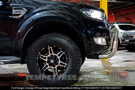 17x9.0 Grudge Offroad SIEGE on Ford Ranger