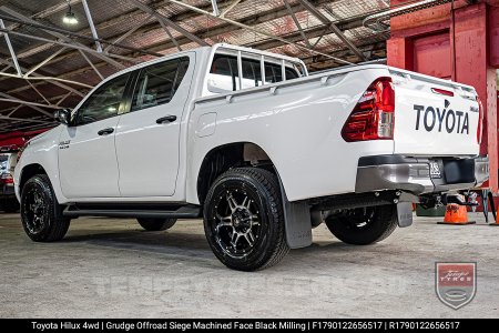 17x9.0 Grudge Offroad SIEGE on Toyota Hilux