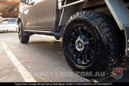 17x9.0 Grudge Offroad DEMON on Toyota Hilux