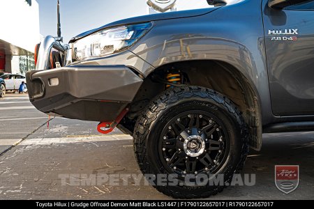 17x9.0 Grudge Offroad DEMON on Toyota Hilux