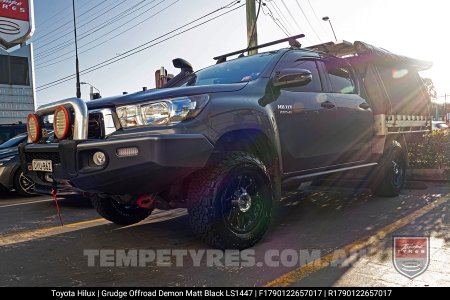 17x9.0 Grudge Offroad DEMON on Toyota Hilux