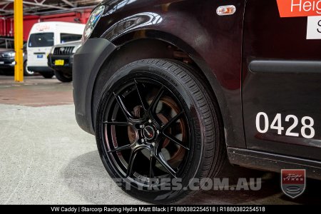 18x8.0 Starcorp Racing HYDRA on VW Caddy