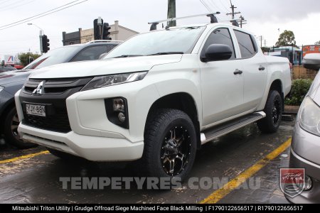 17x9.0 Grudge Offroad SIEGE on Mitsubishi Triton