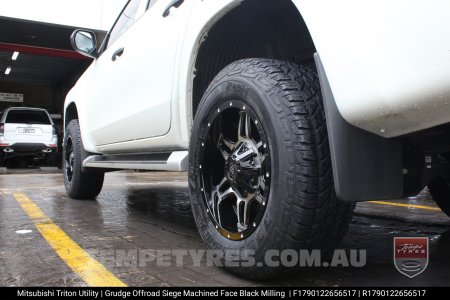 17x9.0 Grudge Offroad SIEGE on Mitsubishi Triton