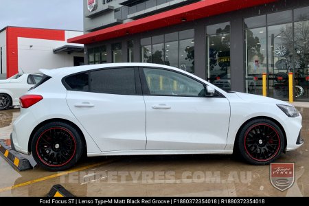 18x8.0 Lenso Type-M MBRG on Ford Focus