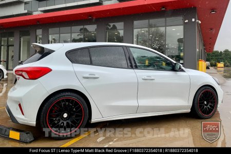 18x8.0 Lenso Type-M MBRG on Ford Focus
