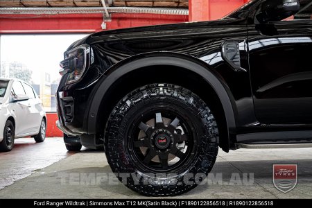 18x9.0 Simmons MAX T12 MK on Ford Ranger Wildtrak