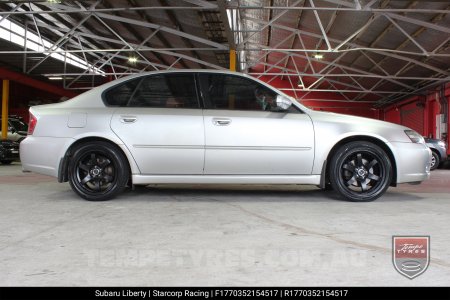 17x7.0 Starcorp Racing PURSUIT on Subaru Liberty