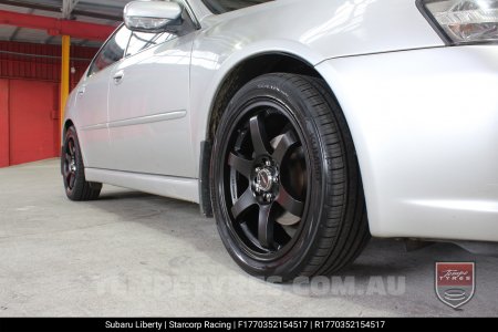 17x7.0 Starcorp Racing PURSUIT on Subaru Liberty