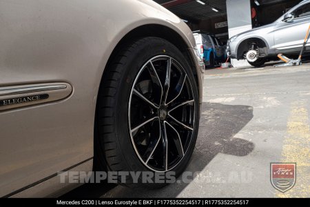 17x7.5 Lenso Eurostyle E ESE on Mercedes C-Class