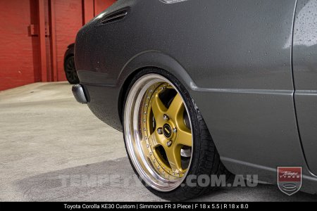 Custom Simmons Wheels on Toyota Corolla