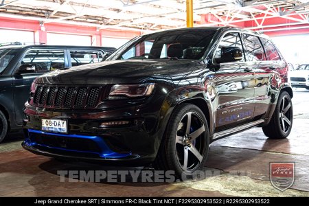 22x9.5 Simmons FR-C Black Tint NCT on Jeep Grand Cherokee