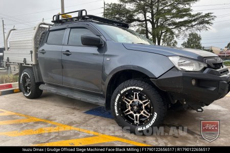 17x9.0 Grudge Offroad SIEGE on Isuzu D-max