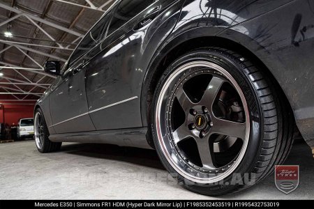 19x8.5 19x9.5 Simmons FR-1 Hyper Dark on Mercedes E-Class