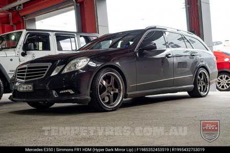 19x8.5 19x9.5 Simmons FR-1 Hyper Dark on Mercedes E-Class