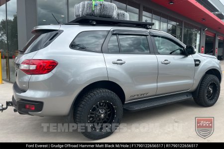 17x9.0 Grudge Offroad HAMMER on Ford Everest