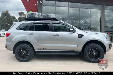 17x9.0 Grudge Offroad HAMMER on Ford Everest