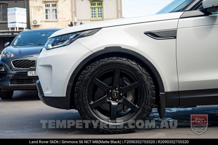 20x9.0 Simmons S6 Matte Black NCT on Land Rover Discovery